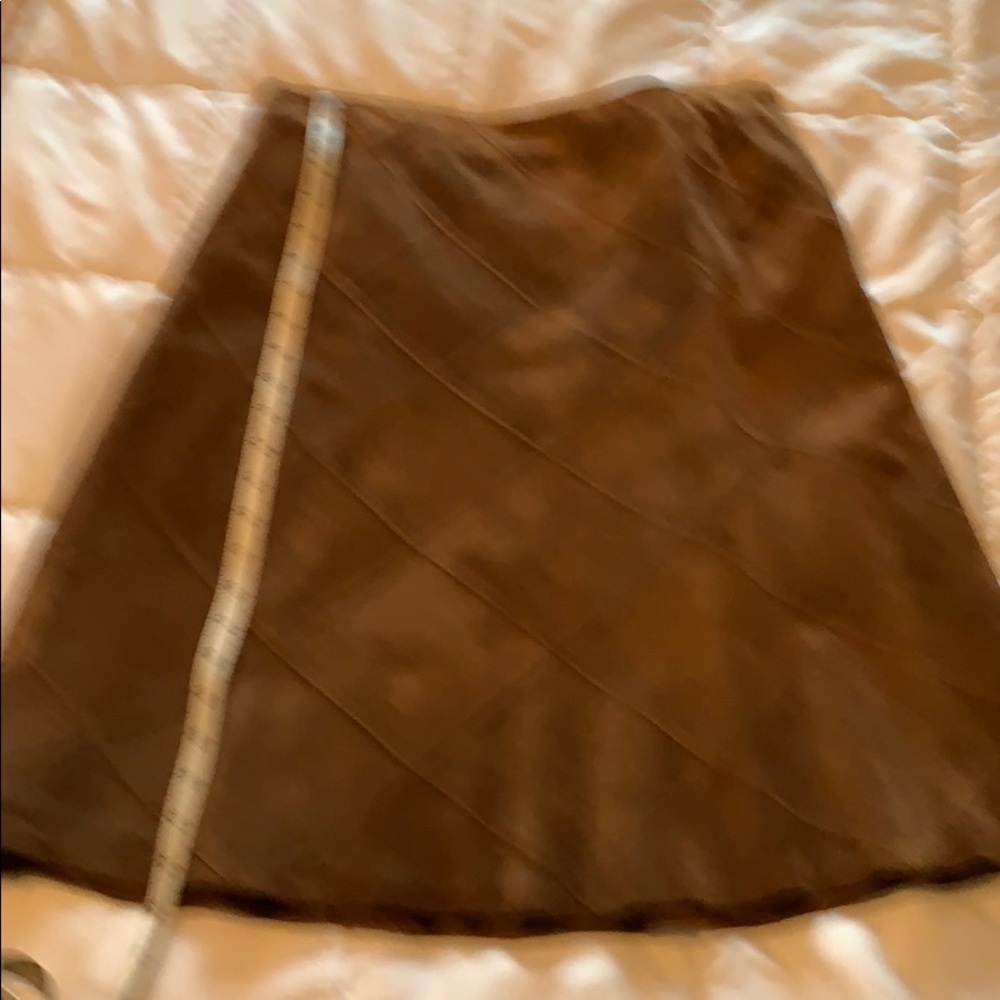 Leather skirt